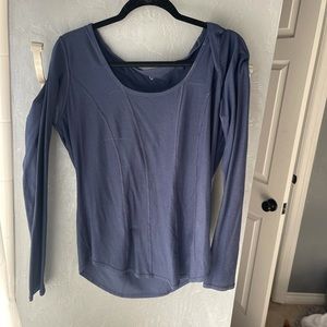 Navy lululemon long sleeve